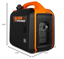 WEN 2500-Watt Inverter Generator, Quiet, Portable, and Lightweight with Fuel Shut Off and CO Watchdog (56250iX)