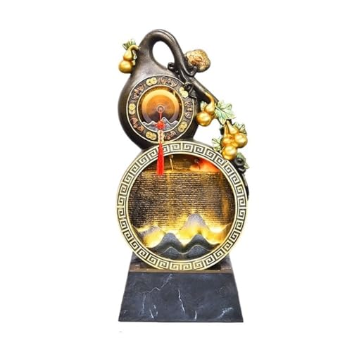 Outdoor Water Fountain Floor-Standing Water Fountain, Gourd, Indoor Office Relaxation(Large)