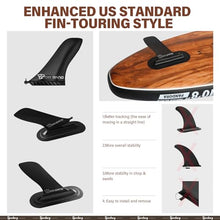 TIGERXBANG Paddle Board 10.8 Stand Up Inflatable SUP Indian Black
