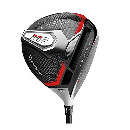 TaylorMade Golf M6 Driver 10.5 Loft Right Hand Regular Flex Fujikura Atmos Orange Matte Black/Silver