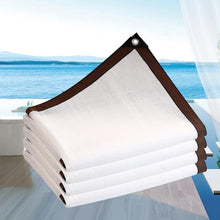 XBTGS White Shade Cloth for Plants 85% Sunblock Shade Netting for Garden Pergola & Greenhouse Breathable Awning Mesh Tarp with Grommets Privacy Netting 11×20m,White-7,White-7x12m(23 * 39.4ft)