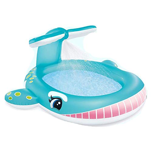 Cute Whale Swimming Pool Portable Family Size Swimming Paddling Pool Fun Kids Outdoor Paddling Pool Foldable and Easy to Store Summer Backyard Water Party