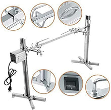 Automatic Electric Barbecue Grill Kit, Universal Outdoor Camping Motor Kit, Rotisserie Rotisserie, Stainless Steel Large Grill for Lamb Rotisserie with Pa