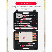 Feilx BBQ Grill Accessories Set29-Piece 304 Stainless-Steel Barbecue Grilling Tool Accessories Utensils Set with Tongs, Forks, Brush, Must-Have BBQ Grill Accessories