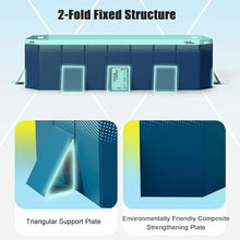 Foldable Swimming Pool Quick Drainage Large Dogs Bath Tub Collapsible PVC Adults Outdoor Swimming Pool for Outdoor,2.1m