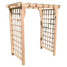 Keystone Amish Co. Bainbridge Pressure Treated Pine Arbor, 5-Foot, Unfinished