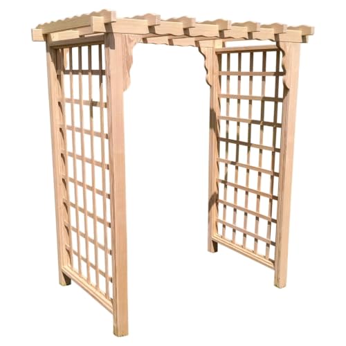 Keystone Amish Co. Bainbridge Pressure Treated Pine Arbor, 5-Foot, Unfinished