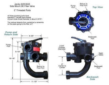 Jandy A0553645 2" Side Mount Multiport Valve DEL Filter ONLY