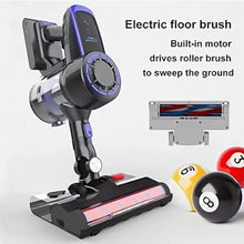 SDdPulse Billiard Table Cleaner, Electric Cordless Vacuum Brush Set with 200W Power, 2nd Gear, Ideal for Pool Table Cloth and Rail Cleaning - Efficient and Easy to Use