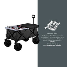 PICNIC TIME Disney Mickey Mouse Adventure Wagon Elite All-Terrain Beach Wagon withTable Top Lid & Soft Cooler Liner, Utility Wagon, Garden Wagon, (Dark Gray)