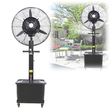 JDXQBLD Commercial Misting Fan with 11 Gallon Tank, 3-Speed Oscillating Industrial Spray Fan for Indoor & Outdoor Use，750mm/30
