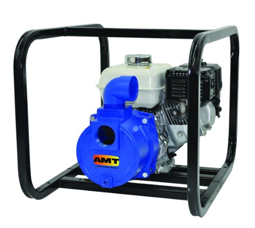AMT Pump 316F-95 Engine Driven Dredging Pump with Honda GX160 OHV, Cast Iron, 5 HP, 2" NPT Female Suction & Discharge Ports