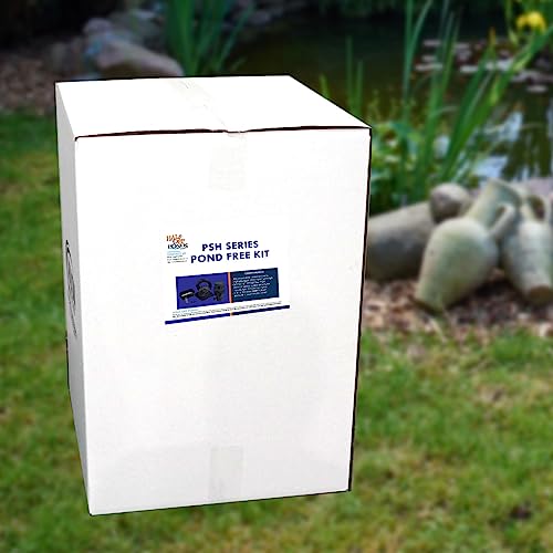 HALF OFF PONDS Complete 3300 Pond Free Waterfall Kit with 3,300 GPH Pump and EPDM Liner Black