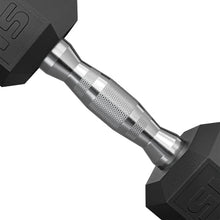 Epic Fitness Premium Hex Dumbbell Set with A-Frame Rack Black