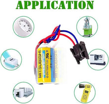 SJEFDVDFFGS [100-Pack] ER17330V/3.6V Lithium Battery,A6BAT Battery MR-BAT ER17330V/3.6V for PLC Machine