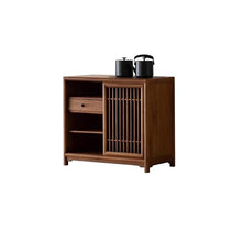 GKOKG Coffee Tables Chinese Style Tea Cabinet Wooden Sofa Side Table