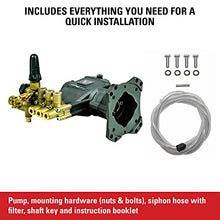 AAA 4400 PSI 4.0 GPM Horizontal Replacement Pressure Washer Pump Kit, 90034