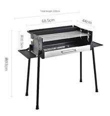 NMGMJQ Barbecue Charcoal Grill Charcoal Grill Outdoor Grill Smoker Grill Perfect for Camping Picnics Backyard BBQs Charcoal BBQ Grill
