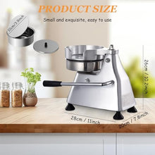 QUGURLID Commercial Burger Patty Maker,Manual Burger Press Machine,Grill Burger Press Tool,Burger Maker for BBQ,Stuffed Burgers,Beef Burger (150mm)