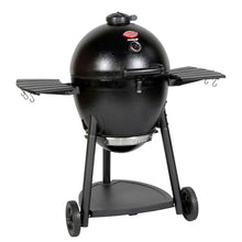 Char-Griller AKORN 20-Inch Kamado Charcoal Grill and Smoker, Triple-Wall Insulated Steel with Cast Iron Grates, Warming Rack and EasyDump Ash Pan, 445 Sq. In. Cooking Area, Black