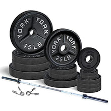 York Barbell Deep Dish Olympic Weight Plate Set