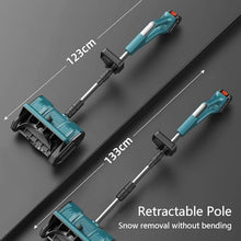 Portable Snow Shovel with Adjustable Auxiliary Handle, Easily Throws Snow Aside, Electric Snow Shovel for Driveway Winter Snow Removal(One Battery)