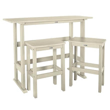 highwood AD-KITBALC2-WAE Lehigh 3pc Bar Height Balcony Set, Whitewash