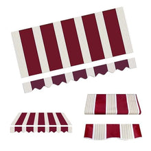 GJZDPMY Retractable Sun Shade Replacement Fabric 250x200cm & 300x250cm Durable Polyester Canopy Cover for Outdoor Umbrella Red Sunshade (16.5x12ft/5x3.5m)