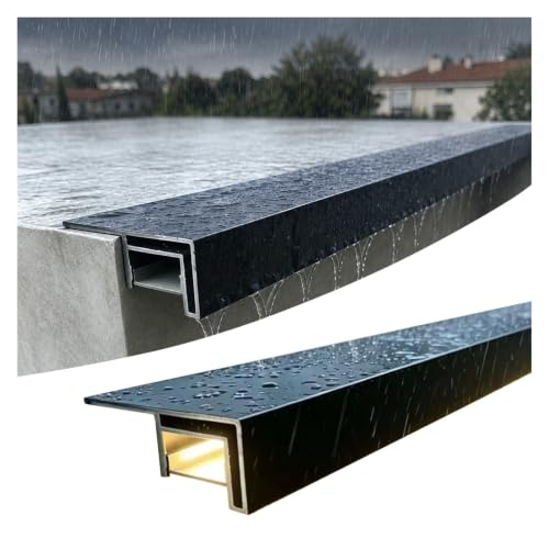 ERRULAN Drip Cap Guard for Exterior Wall & Window Top, Diverter