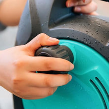 Heavy Duty Water Hose Holder, Portable Hose Reel Cart, Garden Water Pipe Hose Holder Rack, Outdoor Hosepipe Cart Organizer, Suitable for Most Types of Faucet, with 10M/32Ft Hose and 7 Pattern Nozzle