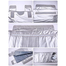 HKUKUUU Far Infrared Sauna Blanket Three-Stage Weight Body Shape Slimming Fitness Spa Beauty Detox Therapy Machine for Women