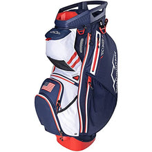 Sun Mountain 2024 C-130 Golf Cart Bag Navy/White/Red