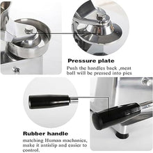 DFEDHF Commercial Hamburger Patty Maker, 10/13CM Stainless Steel Burger Press Meat Patty Maker with Anti-Skid Handle, Stuffed Grill Burger Forming Press Tool, 10cm