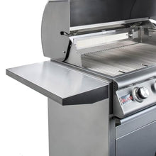 Blaze Outdoor Grill Freestanding 32-Inch Stainless Steel Natural Gas BBQ Grill with 4 Burners, Rear Infrared Burner, Interior Grill Lights, and Heavy Duty Cart - BLZ-4-NG