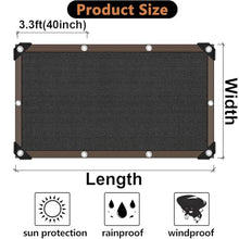 90% Patio Shade Cloth Greenhouse Shade Cover with Reinforced Grommets Tear Resistant Sun Shade Net UV Protection for Backyards,Chicken Coop,Greenhouse,Carport,Garden,Patio Lawn Pergola(18x8m(59x26ft))