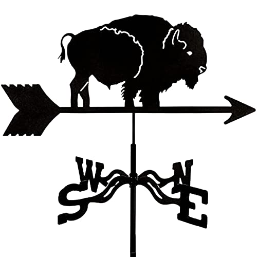Weathervane Sheep Weather Vane Handmade Wind Vanes Direction Indicator for Outdoor Garden Roof Mountain Paddock Gazebo Decoration (Style 5) (Style 1)