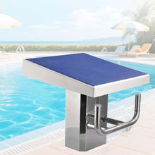 SHENGQION Diving Board Standard Pool Diving Platform, Swim Competition Training Jumping Diving Board, Stainless Pool One Step Diving Starting Block, for Swim Meets and Training(Upgrade)