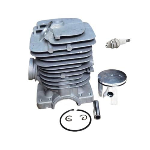 ZqRfJm 38mm Chrome Cylinder Piston Kit for CS-352 CS352 Chain Saw Replacement Parts