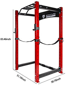 Signature Fitness SF-3 Power Cage Squat Rack Black
