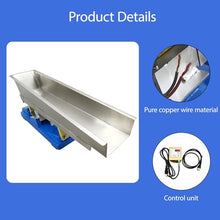 BEILOCKERY 110V Electromagnetic Vibrating Feeder, GZV-5 Shaking Feeding Machine 3000r/min, 30W Mini Vibration Feeder for Granular and Powdery Materials with Controller