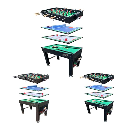 KICK Tetrad 55" 4-in-1 Multi Game Table Black