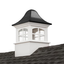 Good Directions Greenwich Vinyl Aluminum Roof Square Cupola 48" x 78" White and Black