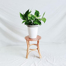OJKJGYTF Rattan Plant Stand Rack Hand-Woven Indoor Flower Pot Holder Shelf for Outdoor Home