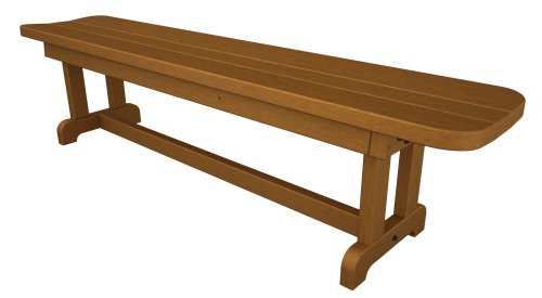 Park 72" Harvester Backless Bench (Slate Grey)