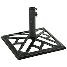 JHNKOJ Umbrella Base Green 44X44X31 Cm Cast Iron