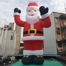 YBZCHLM Giant Inflatable Santa Claus with Gift Bag and LED Lights 16ft Red