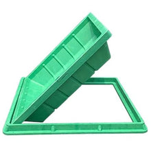 1pc Invisible Recessed Manhole Cover and Frame - Durable Resin Septic Tank Cover for Garden and Lawn(60x60cm)