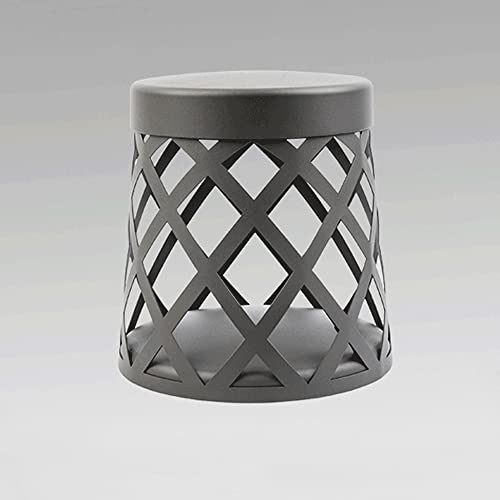 ZEELYDE Post Lights Outdoor,Seat Stool Waterproof Floor Lamp Simple Die-Casting Aluminum Lawn Lamp Outdoor Path Lamp Garden Lamp LED Villa Landscape Lamp Community Garden Night Security Lighting