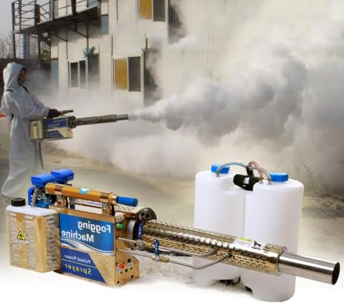 Pulse Jet Thermal Fogger, Handheld 15L Portable Thermal Fogger Machine Unit, for Warehouses and Farms(C)