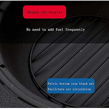Fire Pit Outdoor Charcoal Round Fire Pit - Outdoor Garden Heaters Fireplace - Wood Burning - Barbecue Firepits for Outside Camping/Heating/Bonfire and Picnic
